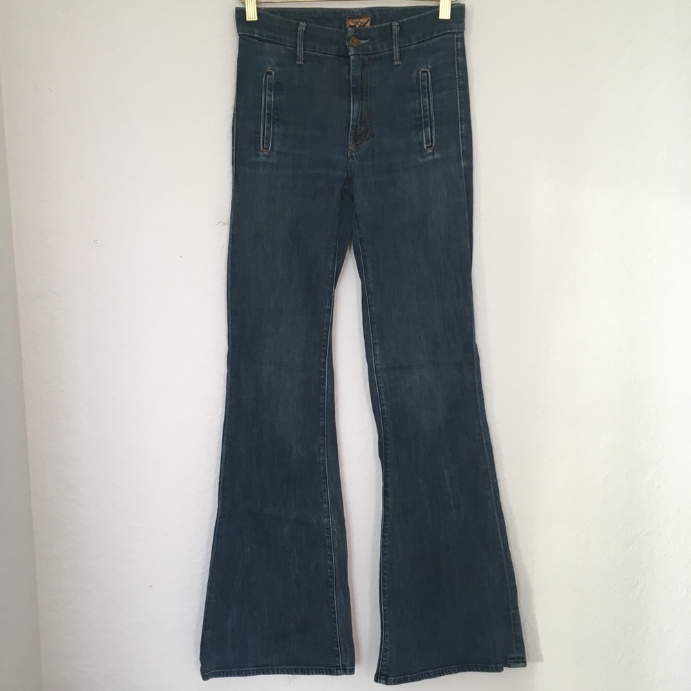 🌺 Mother Denim The Drama Flare High Waist Jeans